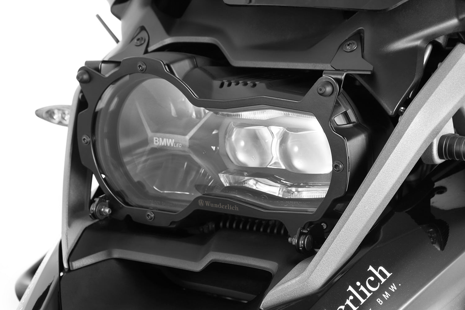 Wunderlich Headlight Protector Foldable Clear | Black - Pyramid Motorcycle Accessories
