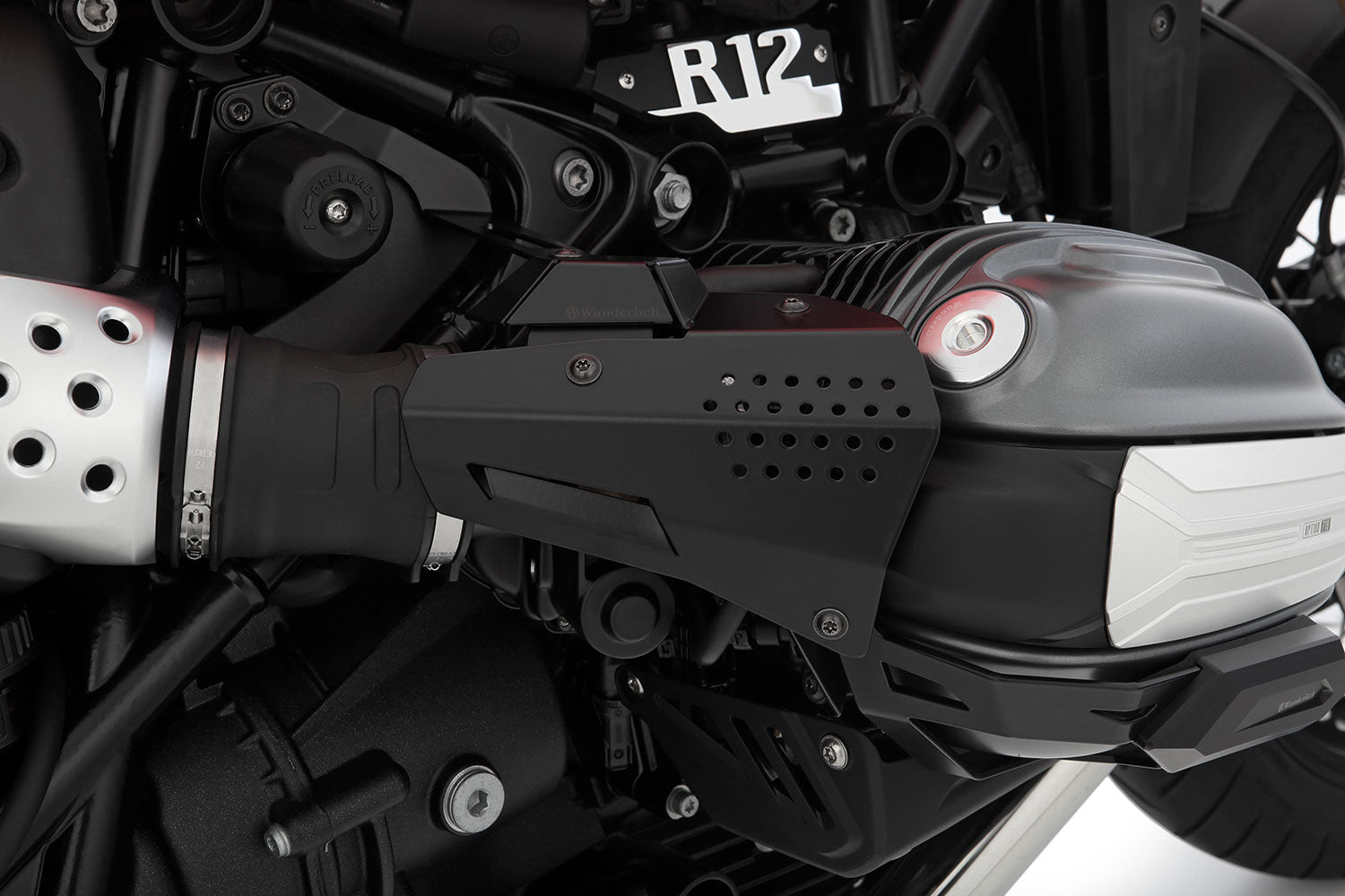 Wunderlich Fuel Injection System Cover Set | Black | BMW R nineT - Pyramid Motorcycle Accessories