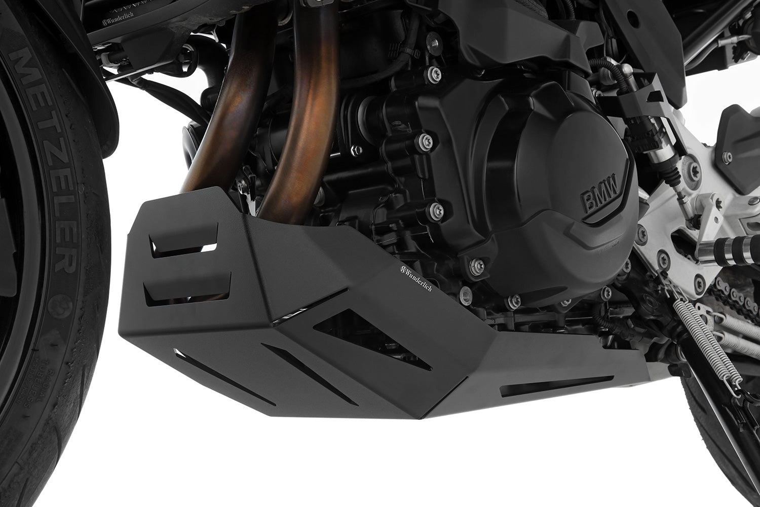 Wunderlich Widening Set For Engine Protection Bar | Black | BMW R 12 - Pyramid Motorcycle Accessories
