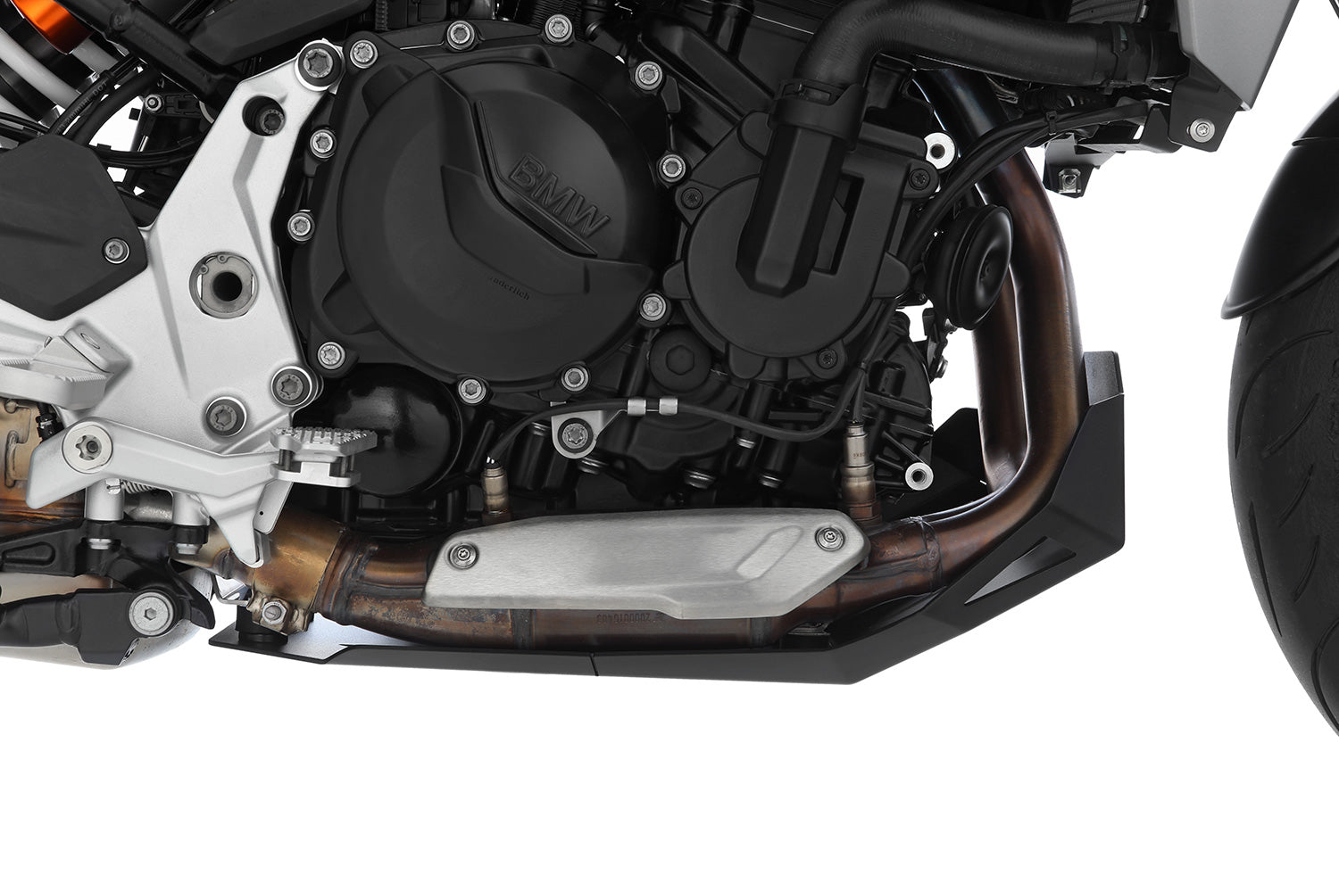 Wunderlich Widening Set For Engine Protection Bar | Black | BMW R 12 - Pyramid Motorcycle Accessories