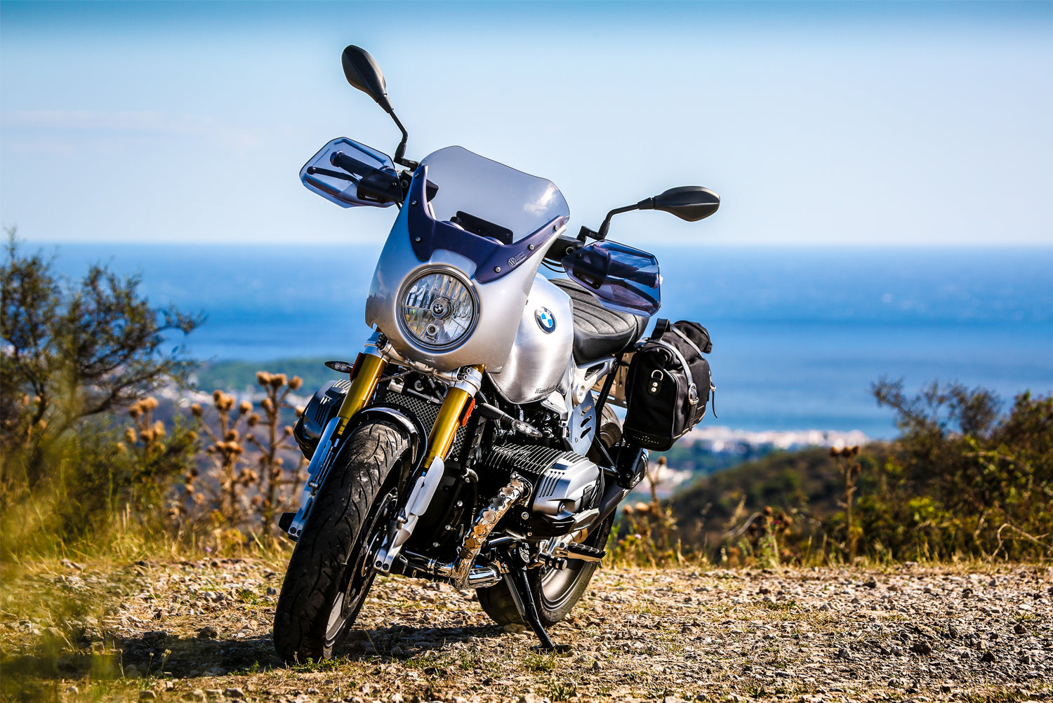 Wunderlich Header Pipe Protector Dakar | Silver | BMW F 650 GS - Pyramid Motorcycle Accessories