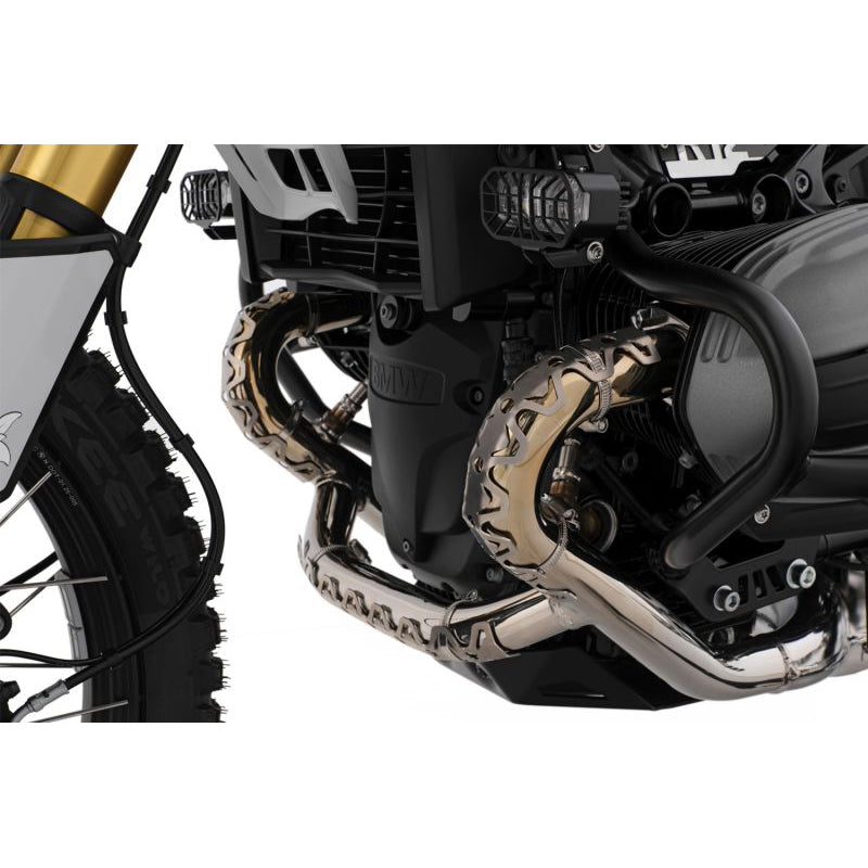 Wunderlich Header Pipe Protector | Silver | BMW R nineT - Pyramid Motorcycle Accessories