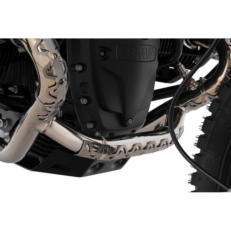 Wunderlich Header Pipe Protector | Silver | BMW R nineT - Pyramid Motorcycle Accessories