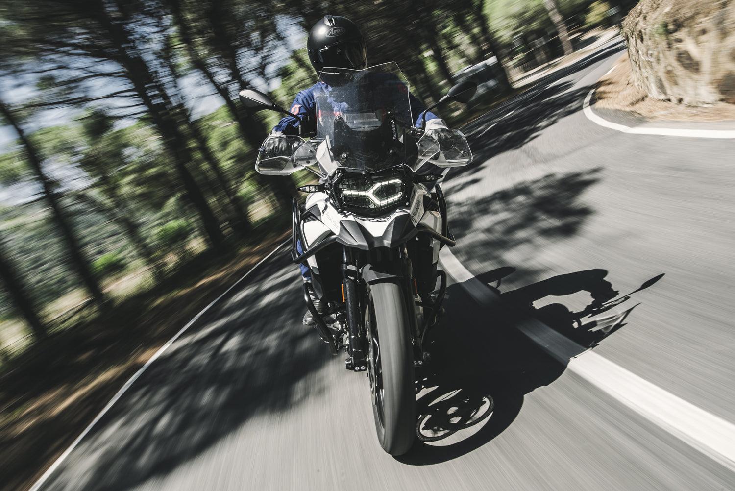 Wunderlich Exhaust Pipe Holder High | R nineT | Black - Pyramid Motorcycle Accessories