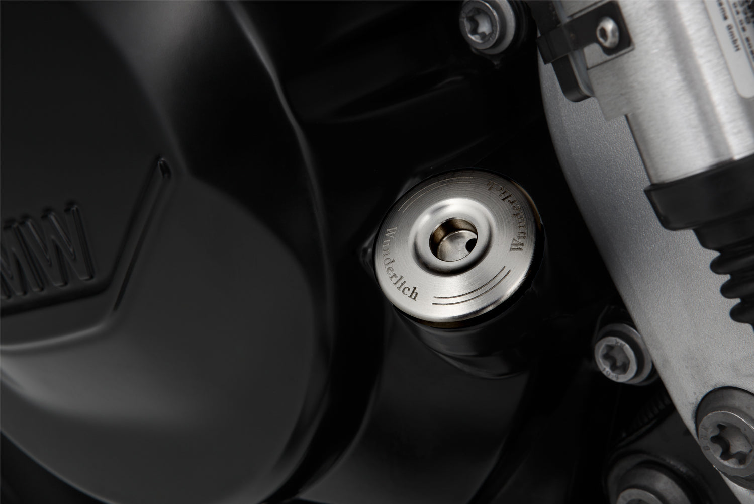 Wunderlich Secure Oil Plug with Dipstick | Titanium | BMW F 900 GS - Pyramid Motorcycle Accessories
