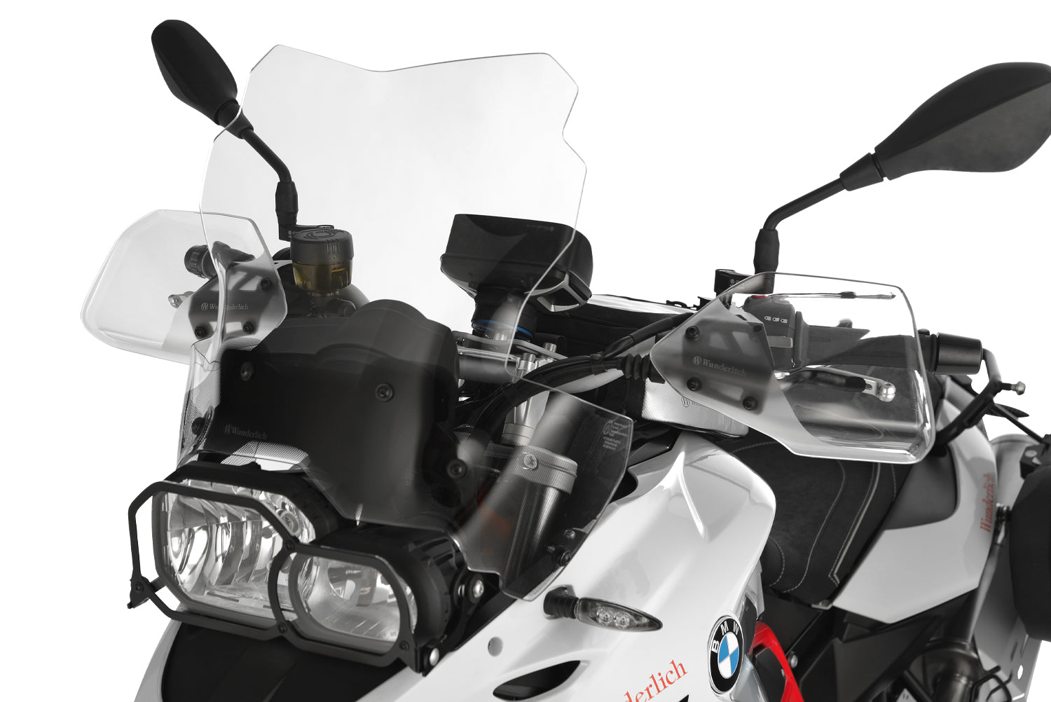 Wunderlich Hand Guards | Clear | BMW F 650 GS - Pyramid Motorcycle Accessories