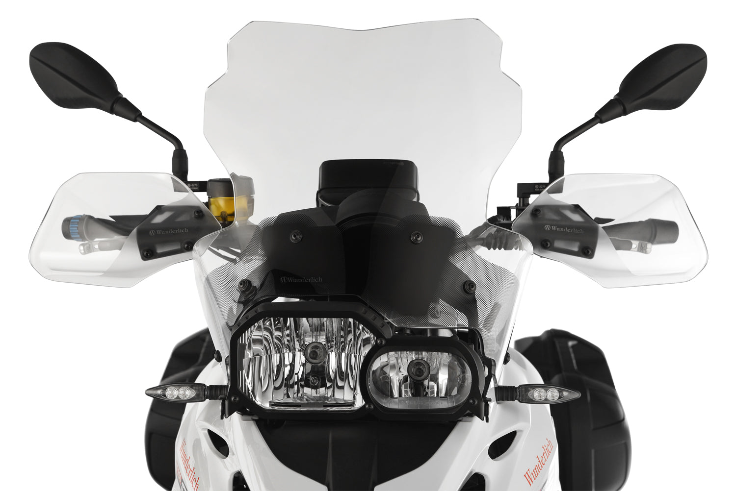 Wunderlich Hand Guards | Clear | BMW F 650 GS - Pyramid Motorcycle Accessories