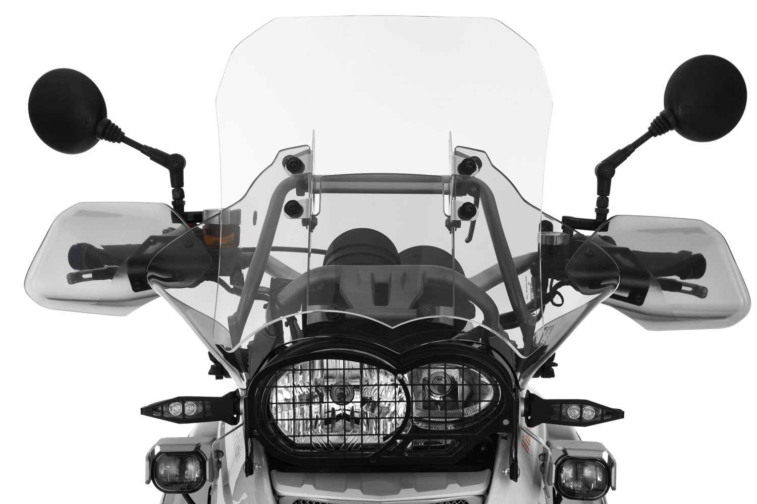 Wunderlich Hand Guards Extensions | Light Smoke | BMW R nineT - Pyramid Motorcycle Accessories
