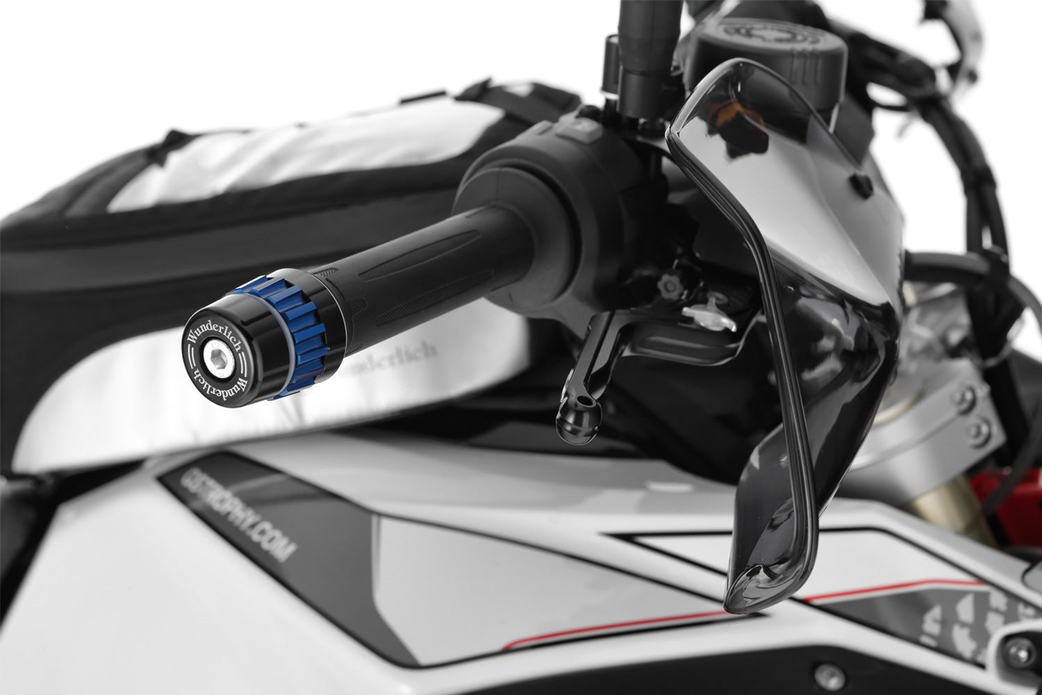 Wunderlich Hand Guards Extensions | Light Smoke | BMW R nineT - Pyramid Motorcycle Accessories