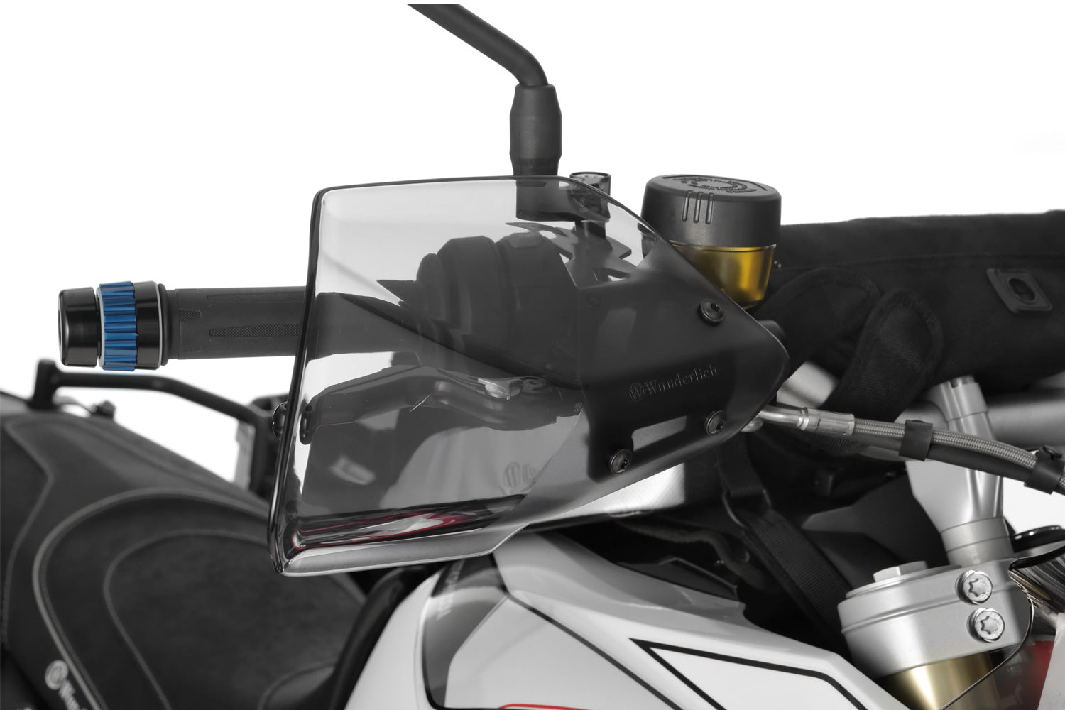 Wunderlich Hand Guards Extensions | Light Smoke | BMW R nineT - Pyramid Motorcycle Accessories