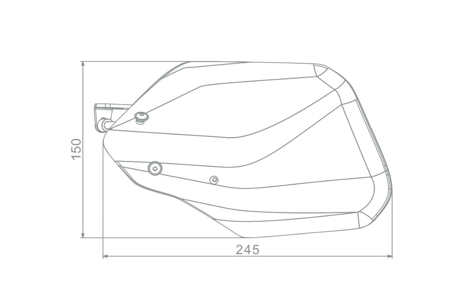 Wunderlich Hand Guards | Clear - Pyramid Motorcycle Accessories