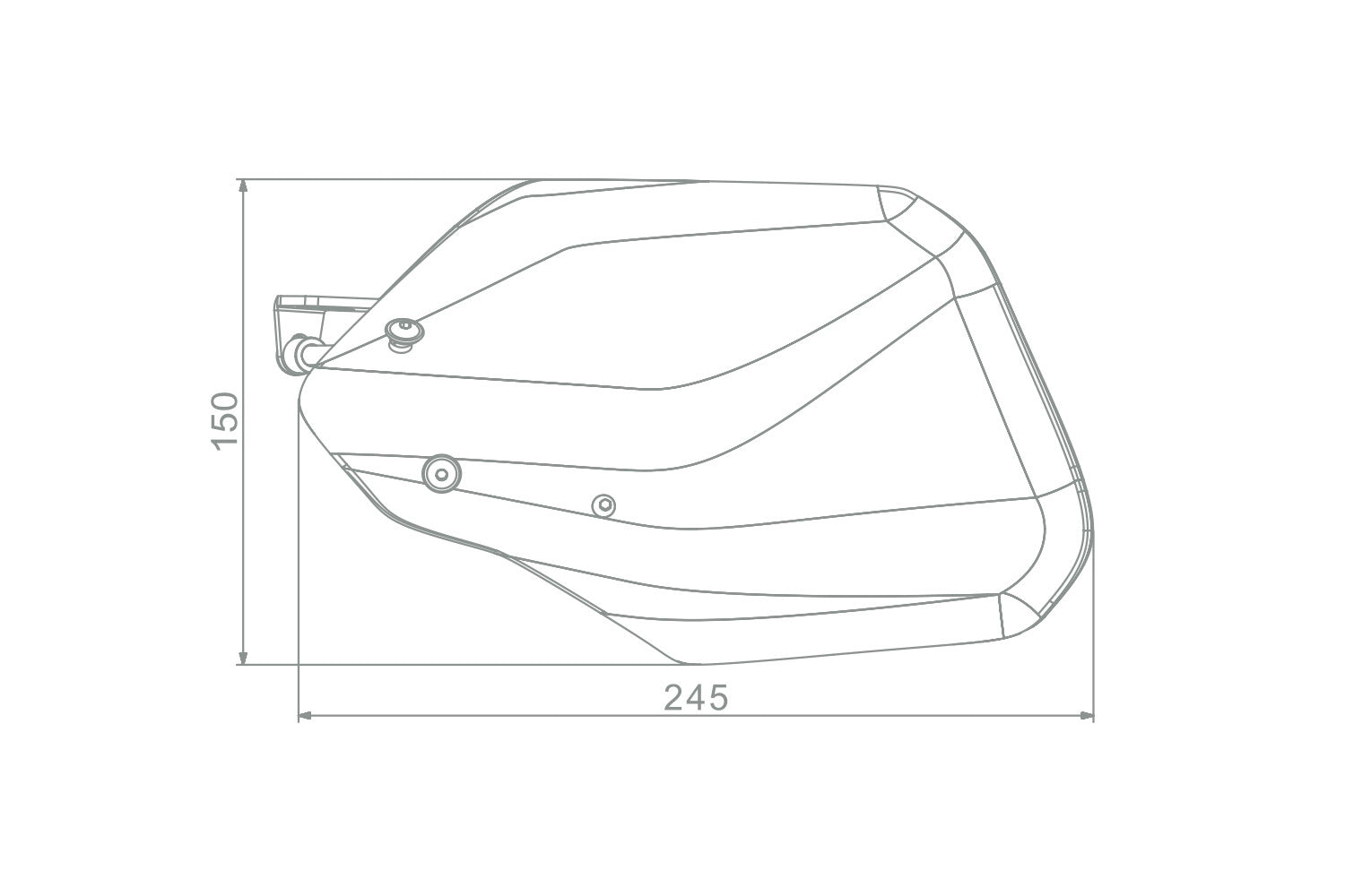 Wunderlich Hand Guards | Clear | BMW R nineT - Pyramid Motorcycle Accessories