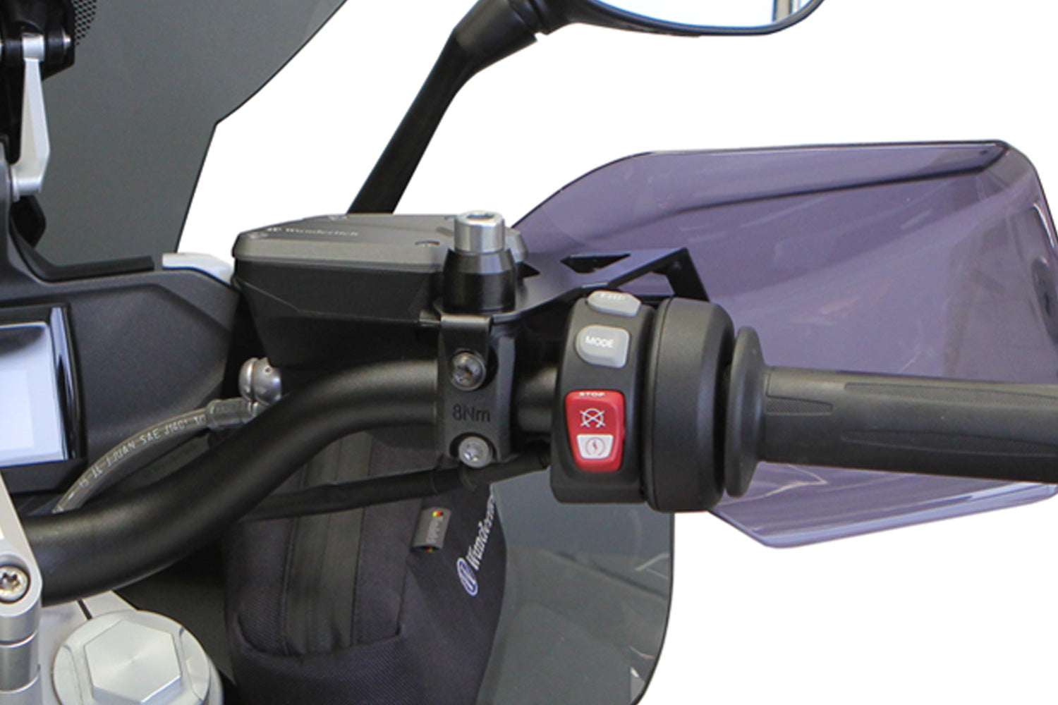Wunderlich Hand Guards Mounting Kit | Black | BMW R nineT - Pyramid Motorcycle Accessories