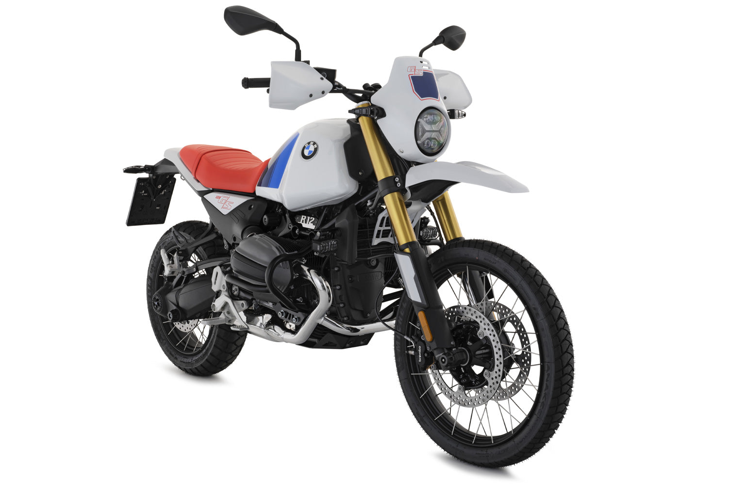 Wunderlich Hand Guards Extensions | White | BMW R nineT - Pyramid Motorcycle Accessories
