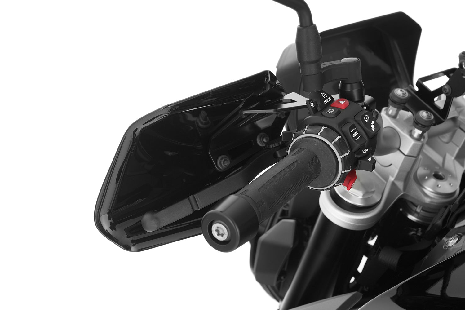 Wunderlich Hand Guards | White | BMW R nineT - Pyramid Motorcycle Accessories