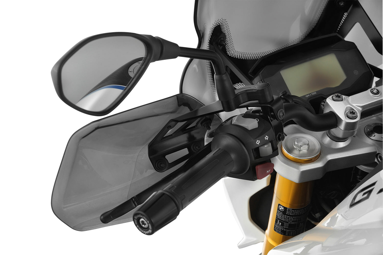 Wunderlich Hand Guards | Clear | BMW G 310 - Pyramid Motorcycle Accessories
