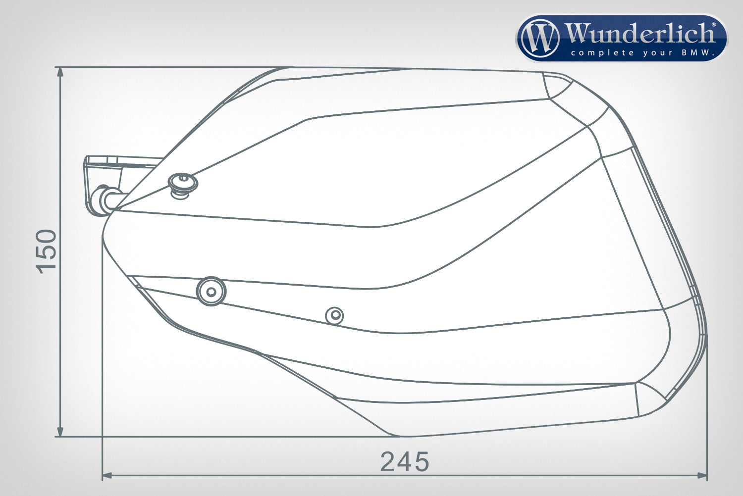 Wunderlich Hand Guards | Clear | BMW G 310 - Pyramid Motorcycle Accessories