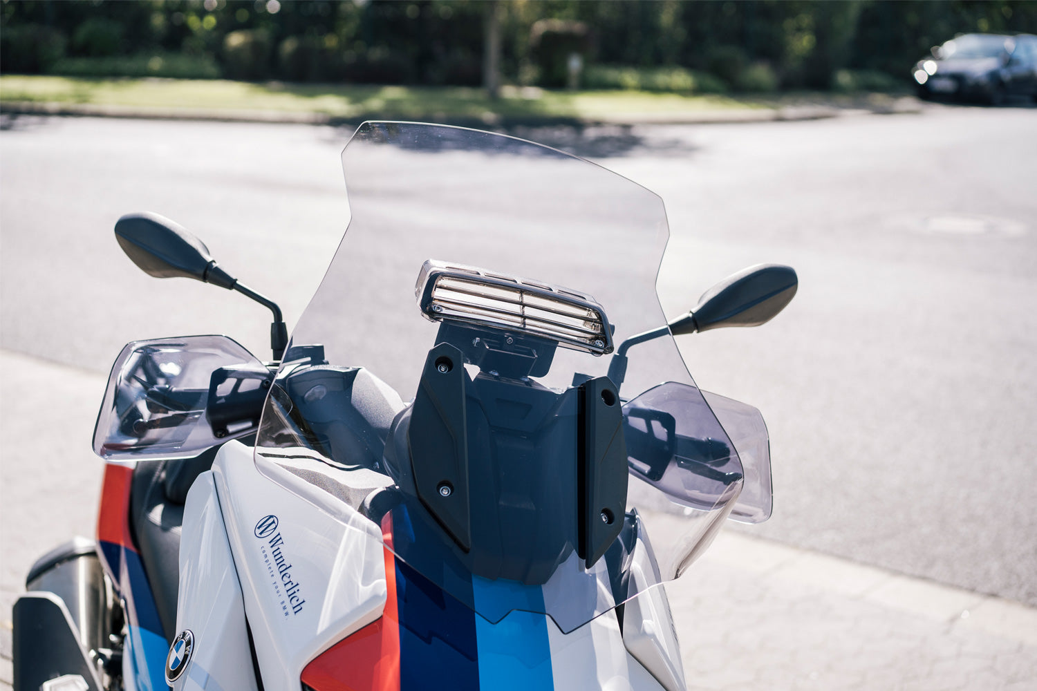 Wunderlich Ergo Hand Guards | Clear - Pyramid Motorcycle Accessories