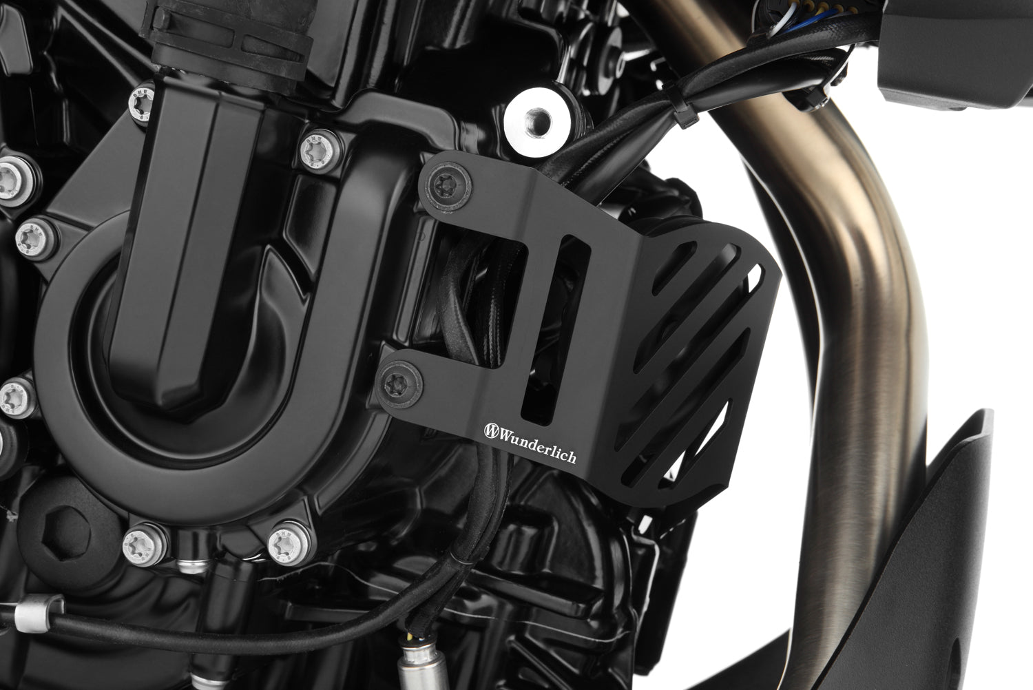 Wunderlich Ignition Rotor Cover | Titanium | BMW S 1000 XR - Pyramid Motorcycle Accessories