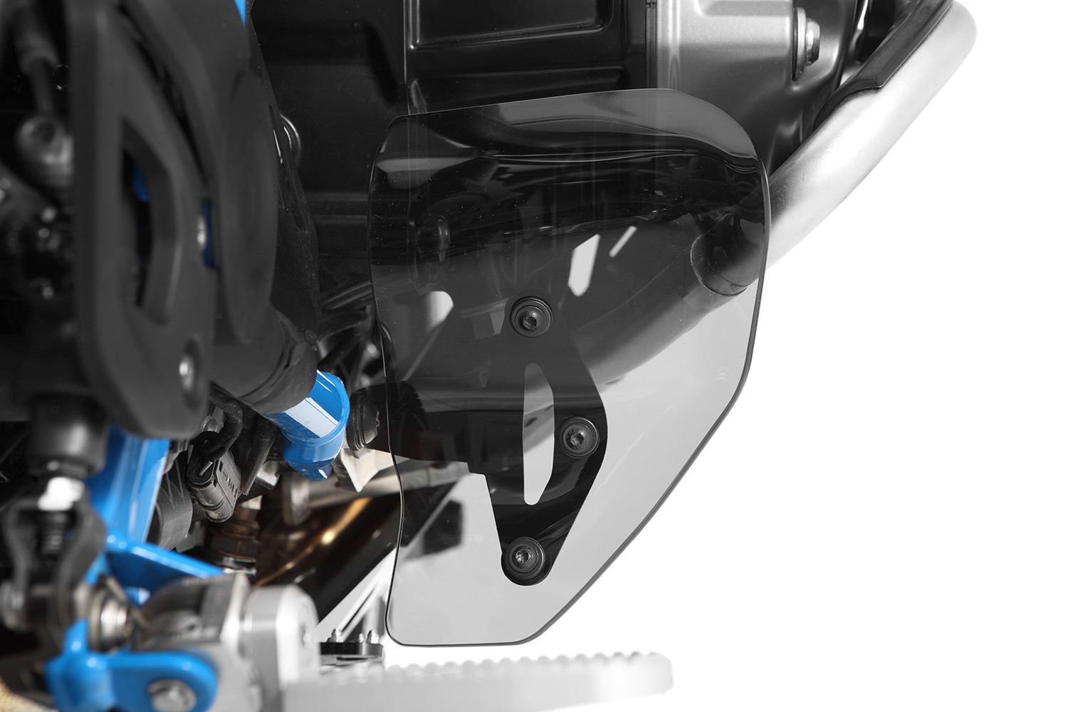 Wunderlich Foot Clear Protectors | Smoked GreyΒ -Β Β Pyramid Motorcycle Accessories