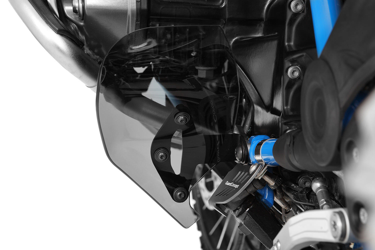 Wunderlich Foot Clear Protectors | Smoked GreyΒ -Β Β Pyramid Motorcycle Accessories