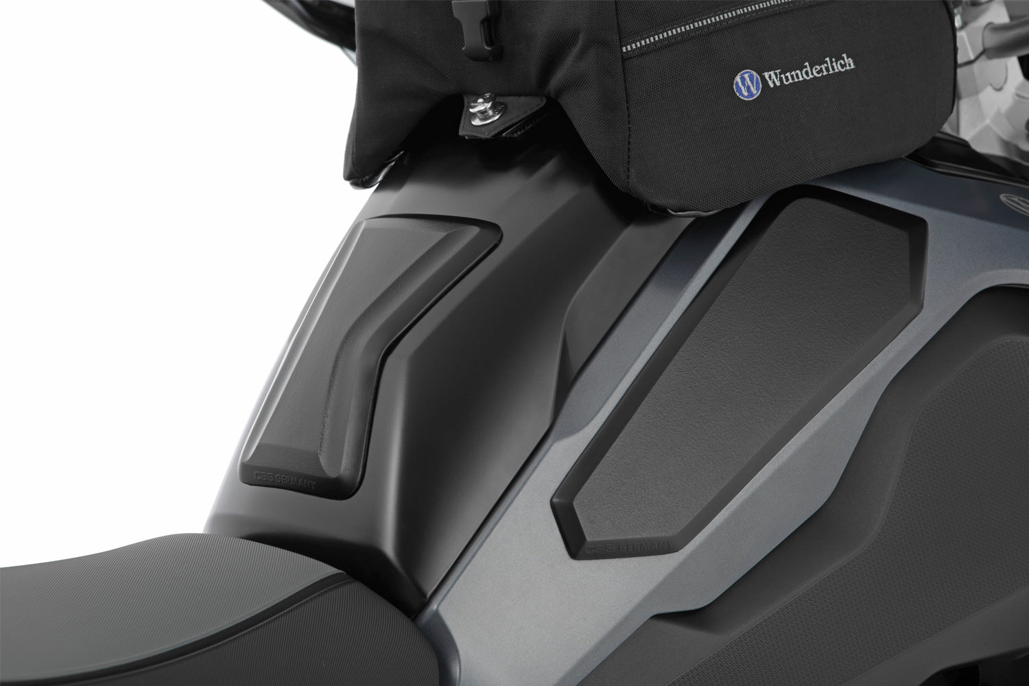 Wunderlich Tank Protection Pad Classic Two-part | Black | BMW R 18 - Pyramid Motorcycle Accessories