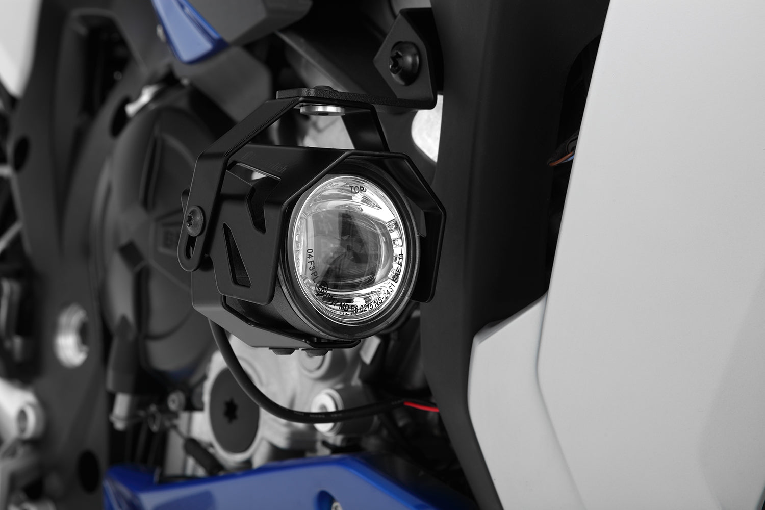Wunderlich Aton LED Auxiliary Headlights | BlackΒ -Β Β Pyramid Motorcycle Accessories