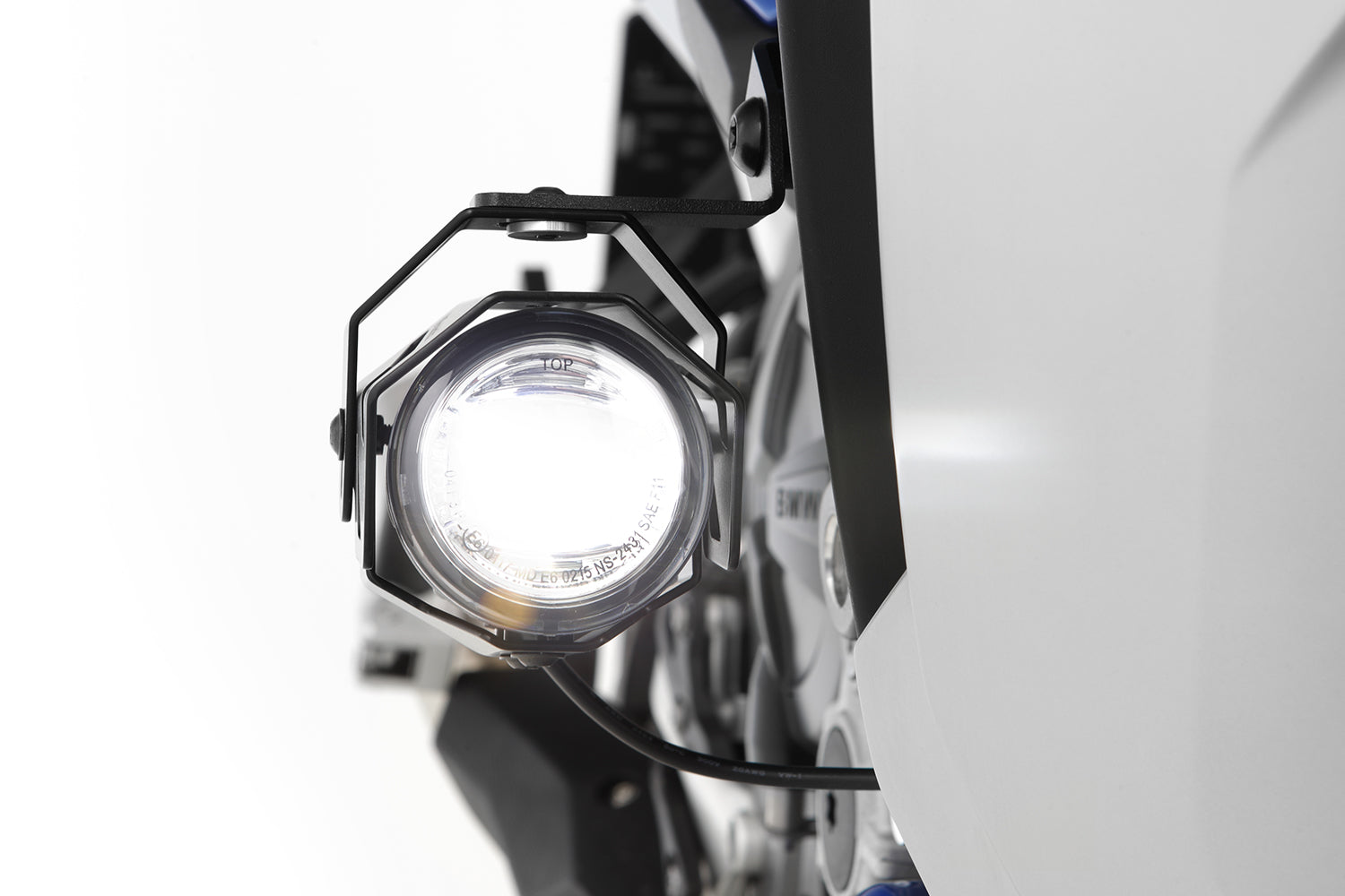 Wunderlich Aton LED Auxiliary Headlights | BlackΒ -Β Β Pyramid Motorcycle Accessories