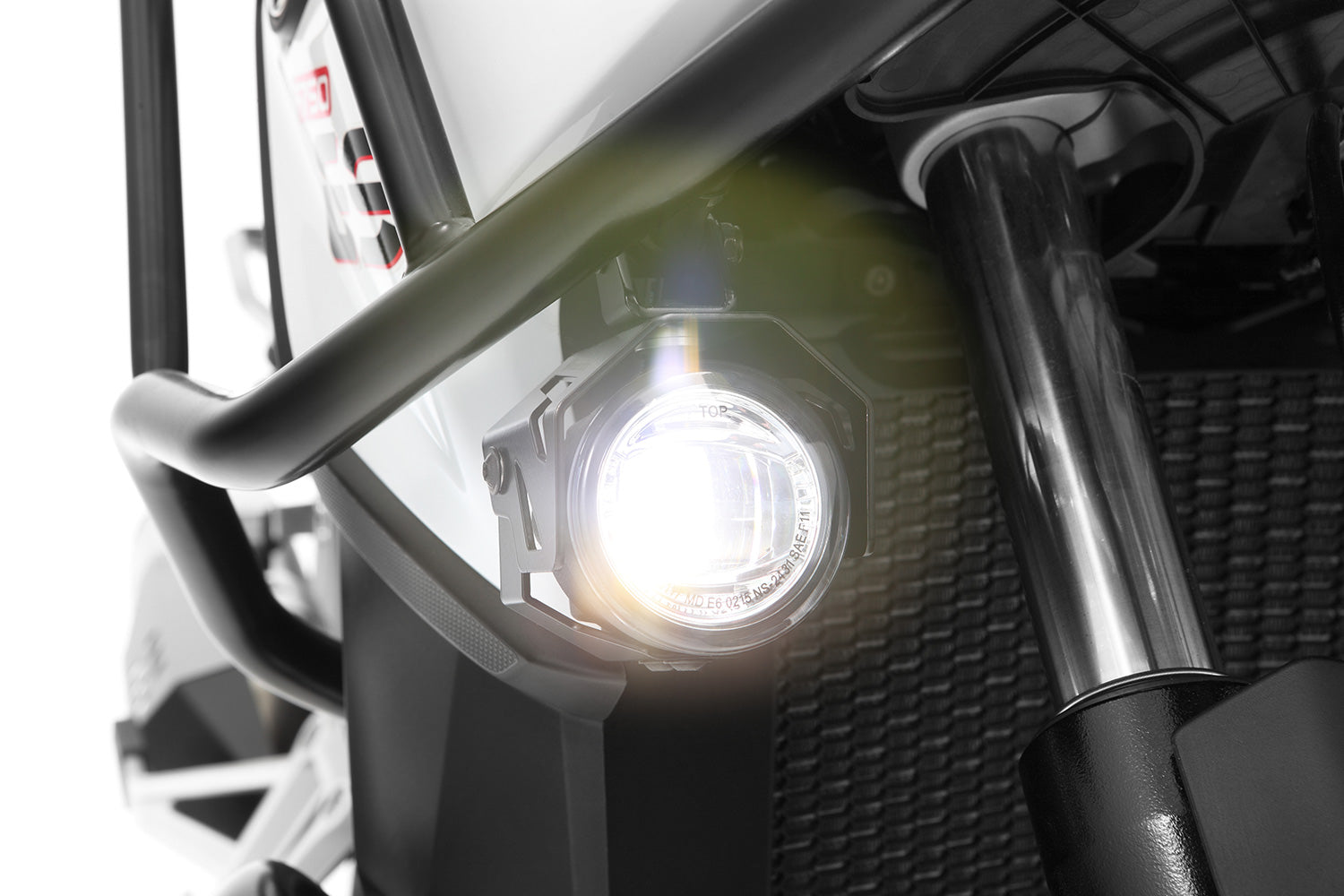 Wunderlich Aton LED Auxiliary Headlights | Black - Pyramid Motorcycle Accessories