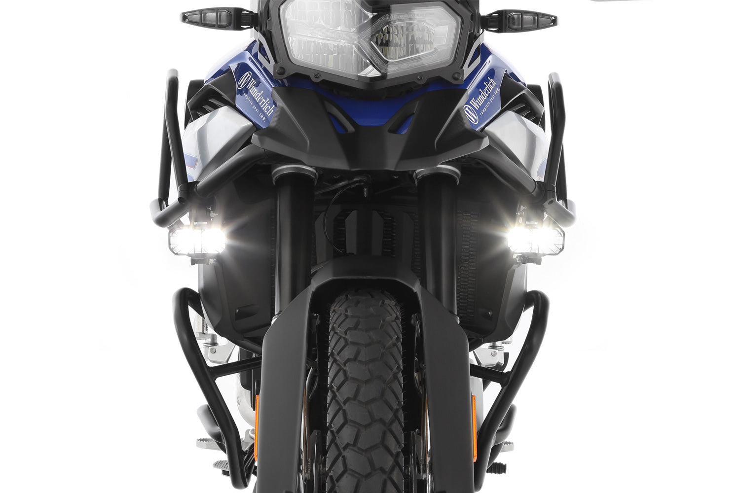 Wunderlich LED Auxiliary Headlight Microflooter | Black | BMW R 1250 R - Pyramid Motorcycle Accessories