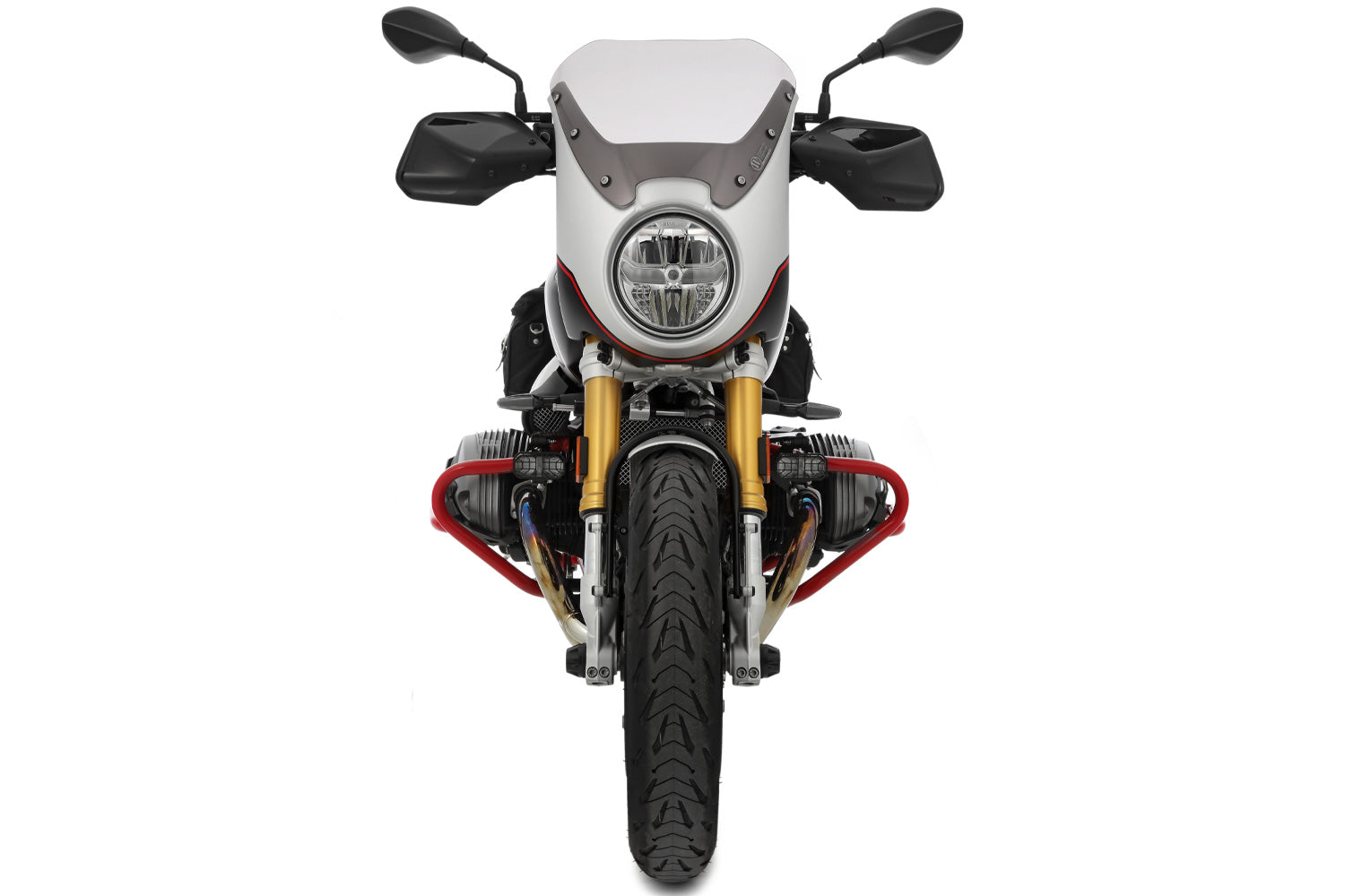 Wunderlich LED Auxiliary Headlight Microflooter Protection Bar Mounting | Black - Pyramid Motorcycle Accessories