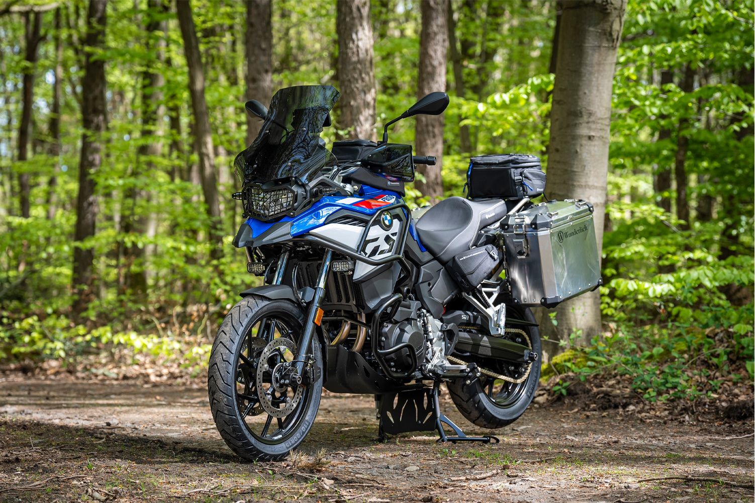 Wunderlich LED Auxillary Headlight Microflooter 3.0 Vehicle Mounting | Black - Pyramid Motorcycle Accessories