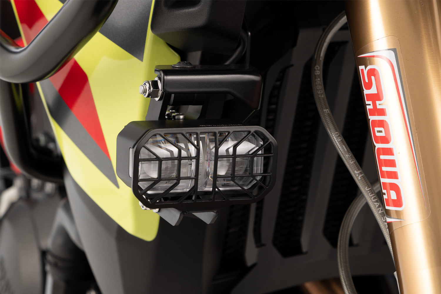 Wunderlich Microflooter 3.0 Auxillary Headlight | Black | BMW R 1300 GS - Pyramid Motorcycle Accessories