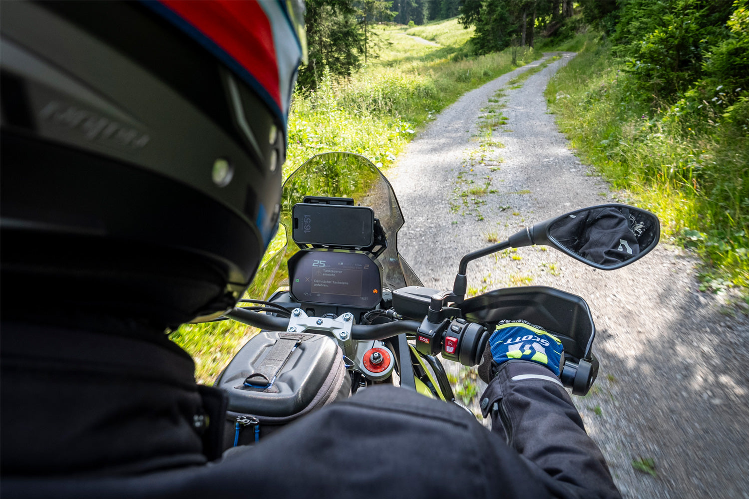 Wunderlich Microflooter 3.0 Auxillary Headlight | Black | BMW R 1300 GS - Pyramid Motorcycle Accessories