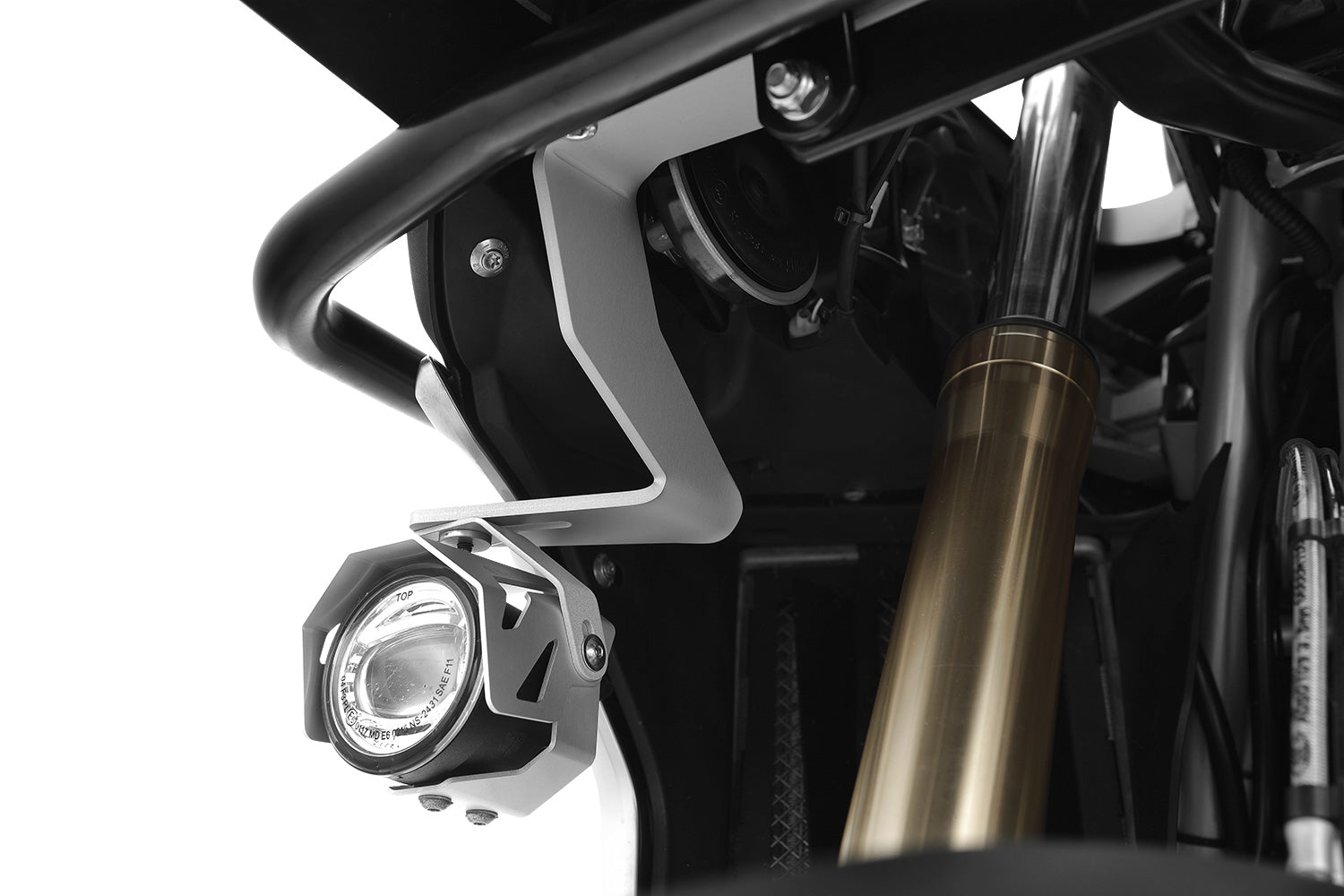 Wunderlich LED Additional Head Light Aton | Black | BMW R 1250 GS - Pyramid Motorcycle Accessories