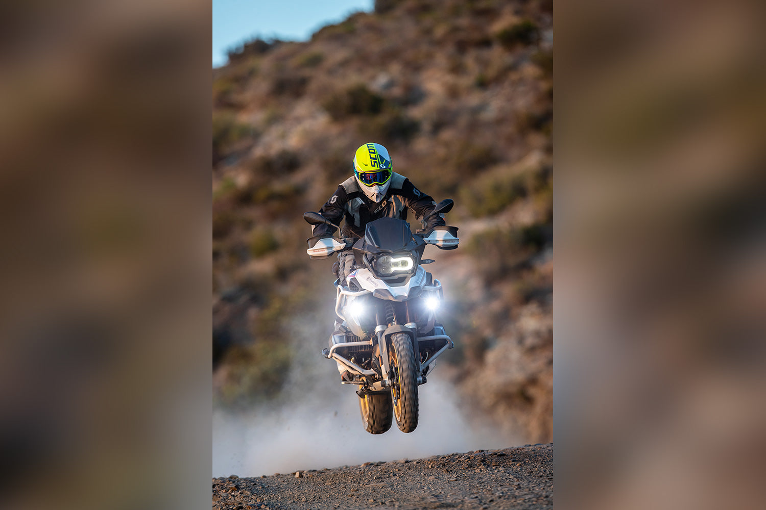 Wunderlich LED Additional Head Light Aton | Silver | BMW K 1600 Grand America - Pyramid Motorcycle Accessories