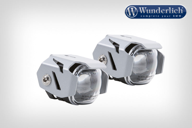 Wunderlich LED Additional Headlight Aton For Vehicle Install | Black | BMW F 800 R - Pyramid Motorcycle Accessories