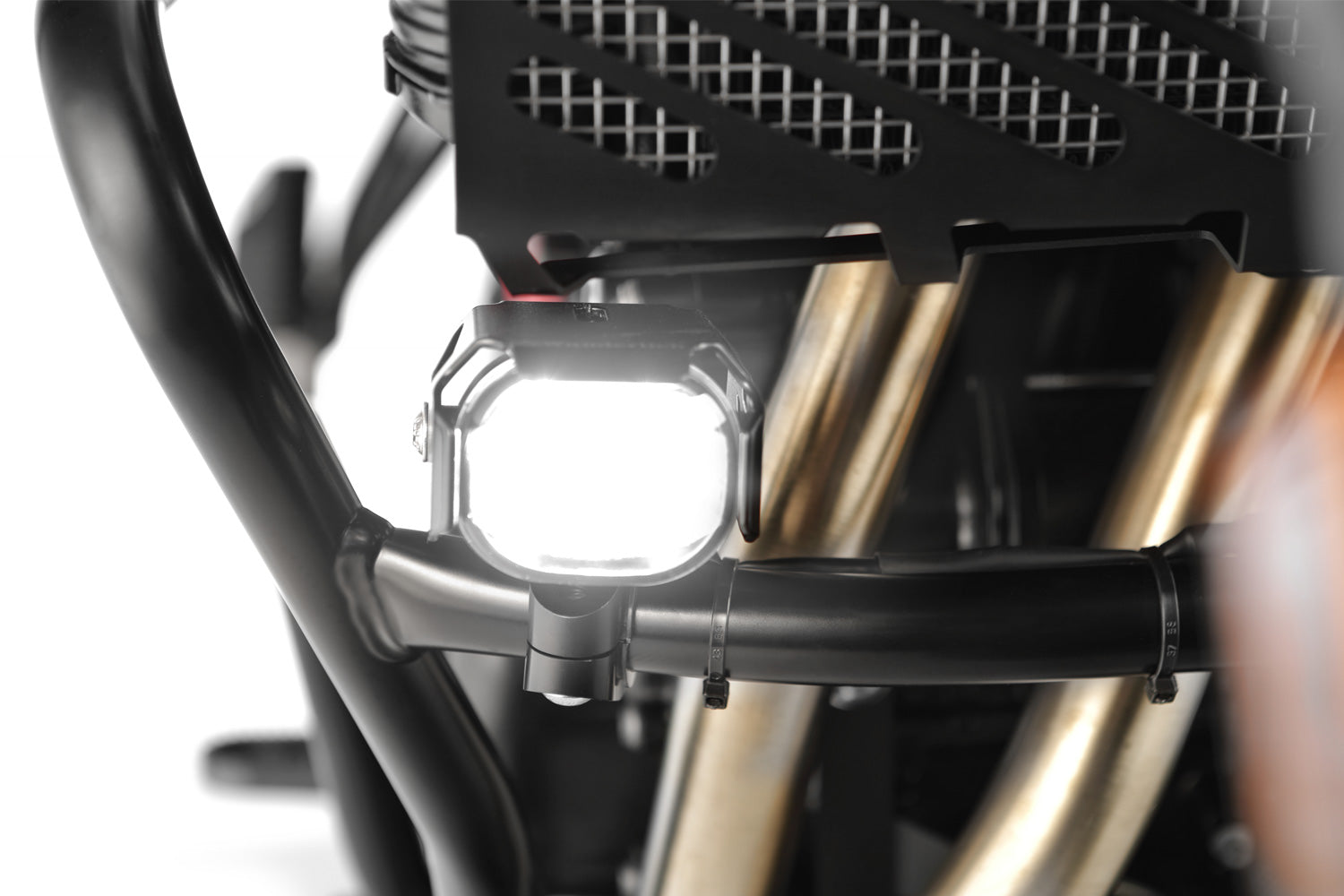 Wunderlich Microflooter LED Auxiliary Headlight | Black | BMW S 1000 XR - Pyramid Motorcycle Accessories