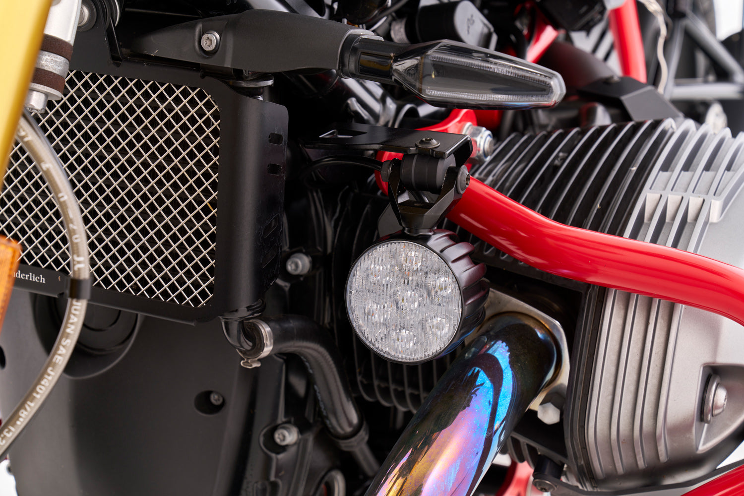 Wunderlich Edition Dayron Integrated Daytime Running Light System LED 4-Pin | Black - Pyramid Motorcycle Accessories