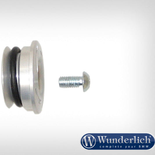 Wunderlich Caps For Tail Frame Mounting Paralever Strut | Silver - Pyramid Motorcycle Accessories