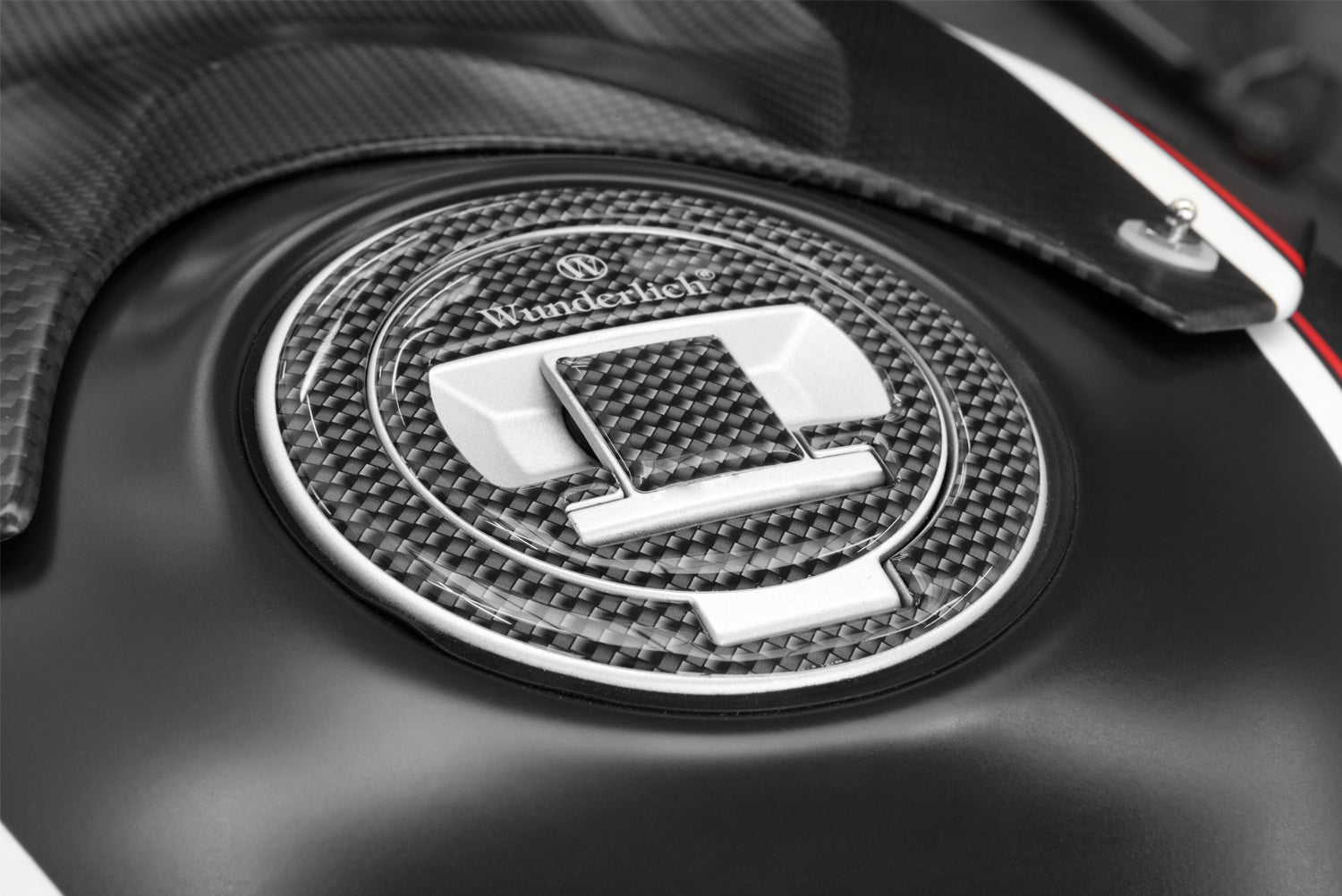 Wunderlich Filler Cap Cover Carbon Look | Carbon Optic | BMW R nineT - Pyramid Motorcycle Accessories