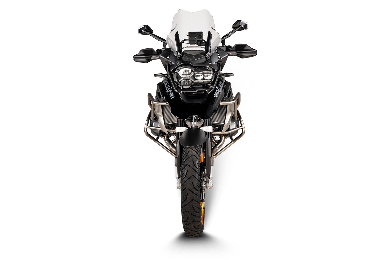 Wunderlich Akrapovic Tank Protection Bars | R 1250 GS | TitaniumΒ -Β Β Pyramid Motorcycle Accessories