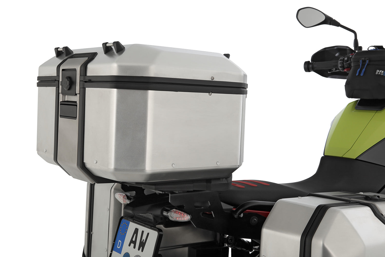 Wunderlich Topcase X-Case X48 Lockable | Silver | BMW R 1300 GS - Pyramid Motorcycle Accessories