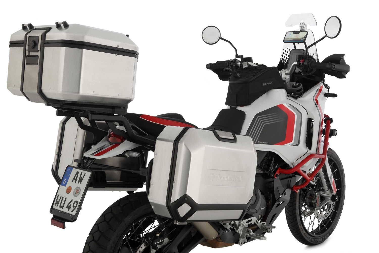 Wunderlich Topcase X-Case X48 Lockable | Silver | BMW R 1300 GS - Pyramid Motorcycle Accessories