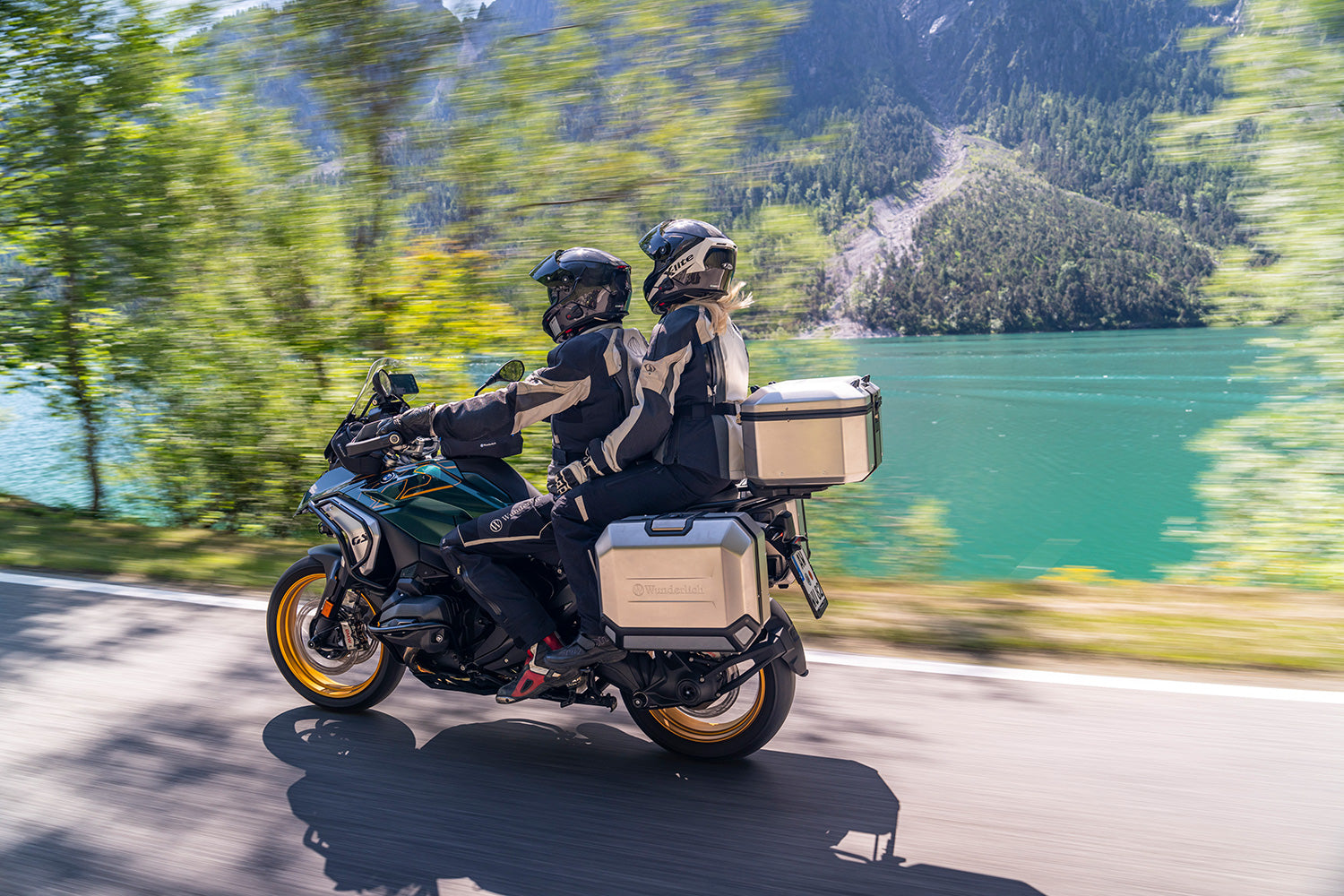 Wunderlich Case Set X-case X36 Aluminium with Lock Coded | Silver - Pyramid Motorcycle Accessories