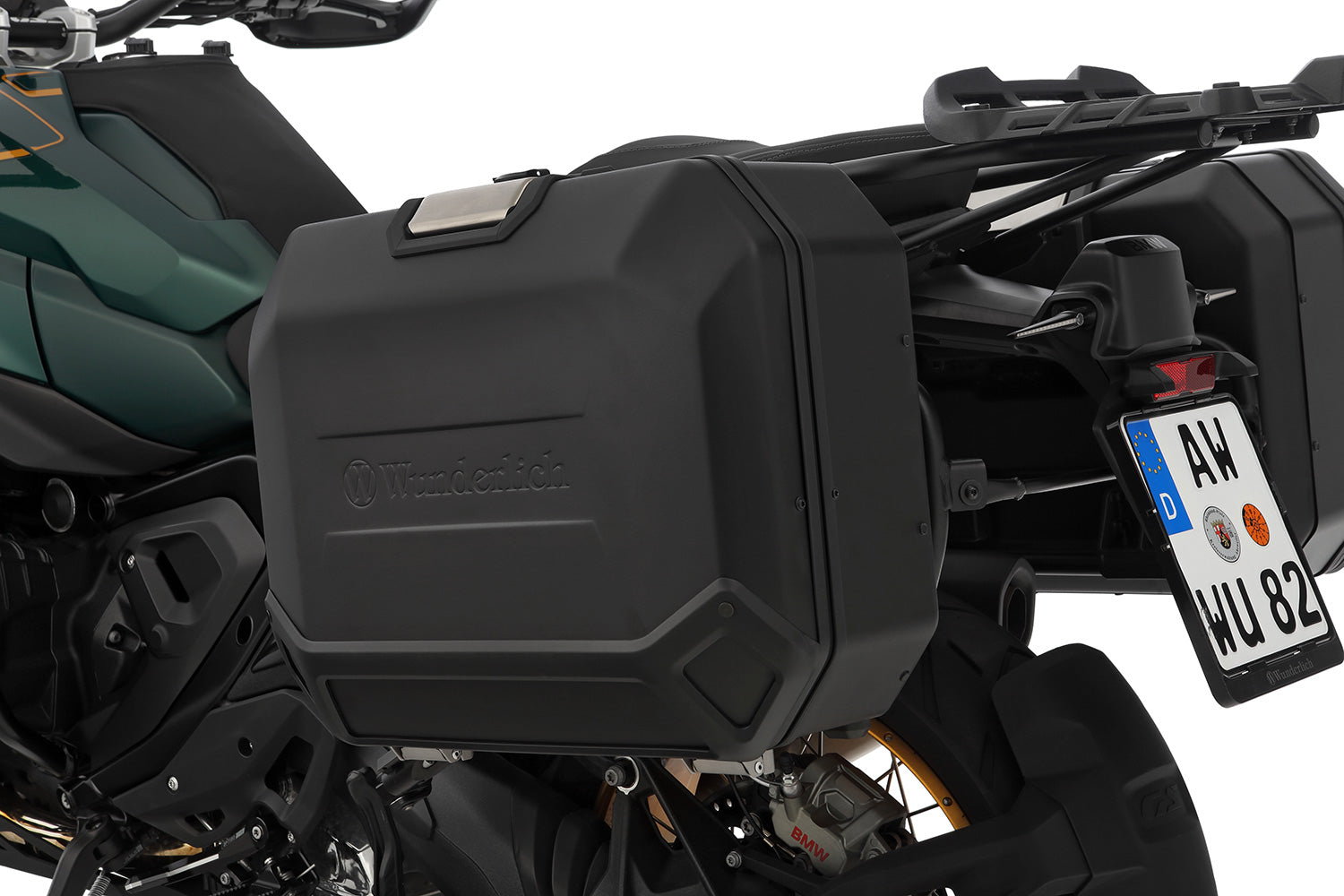 Wunderlich Case Set X-case X36 with Standard Lock | Silver - Pyramid Motorcycle Accessories