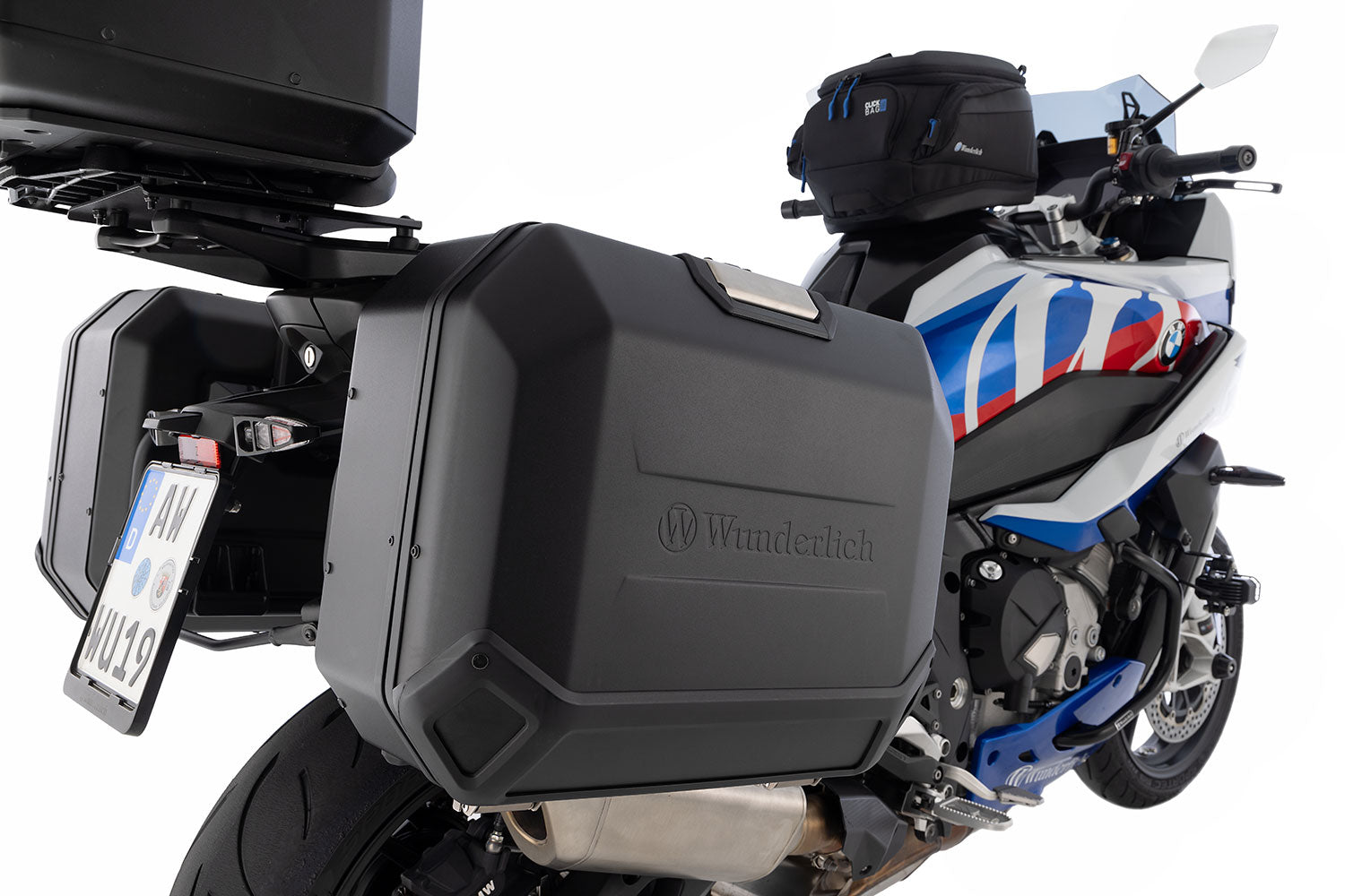 Wunderlich X-case X55 Top Case with Standard Lock | Silver - Pyramid Motorcycle Accessories