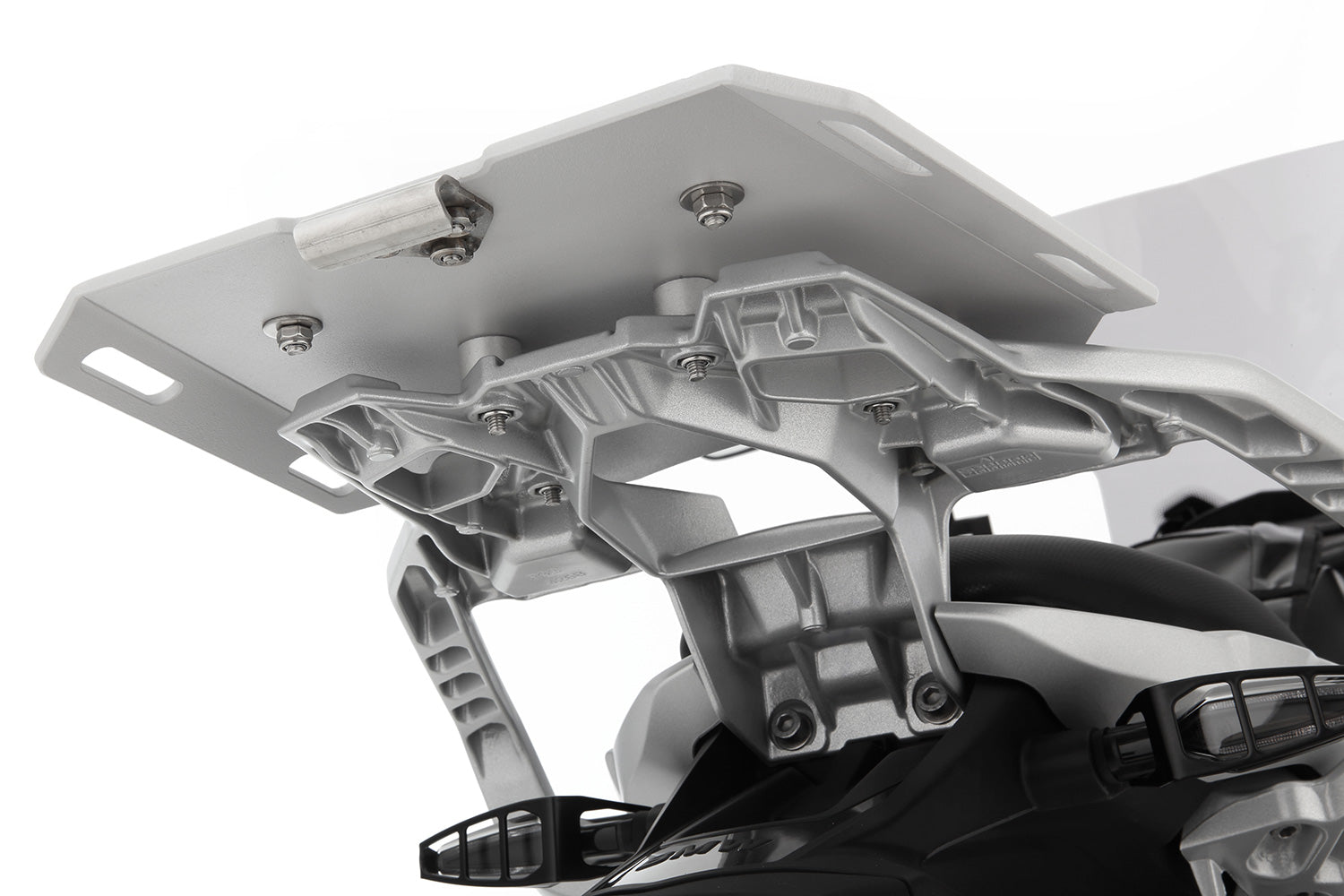 Wunderlich Extreme Top Case Rack | R 1300 GS Adventure | Black-Silver - Pyramid Motorcycle Accessories