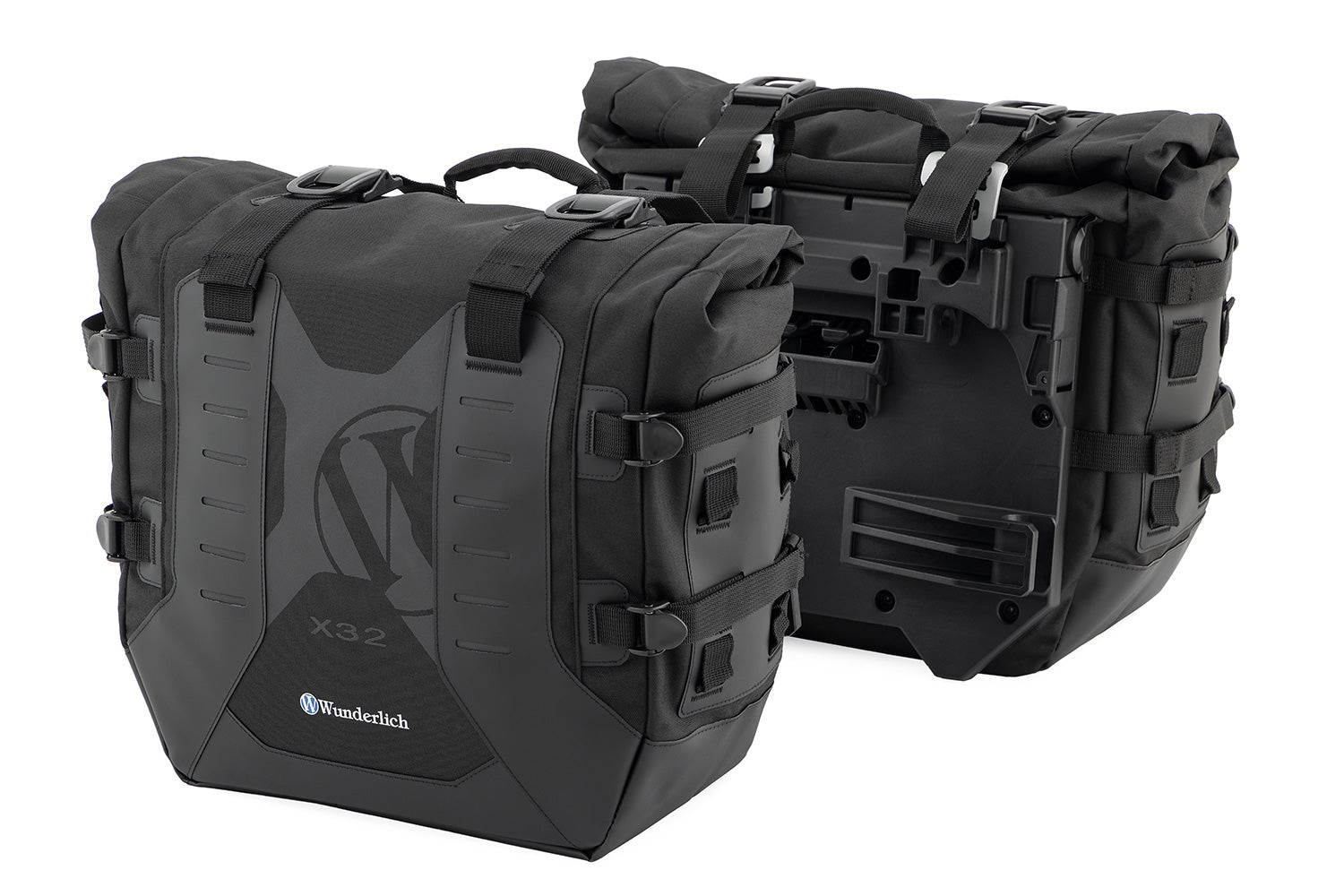 Wunderlich Side Bags X-bags X32 Set | Black | BMW R 1300 GS - Pyramid Motorcycle Accessories