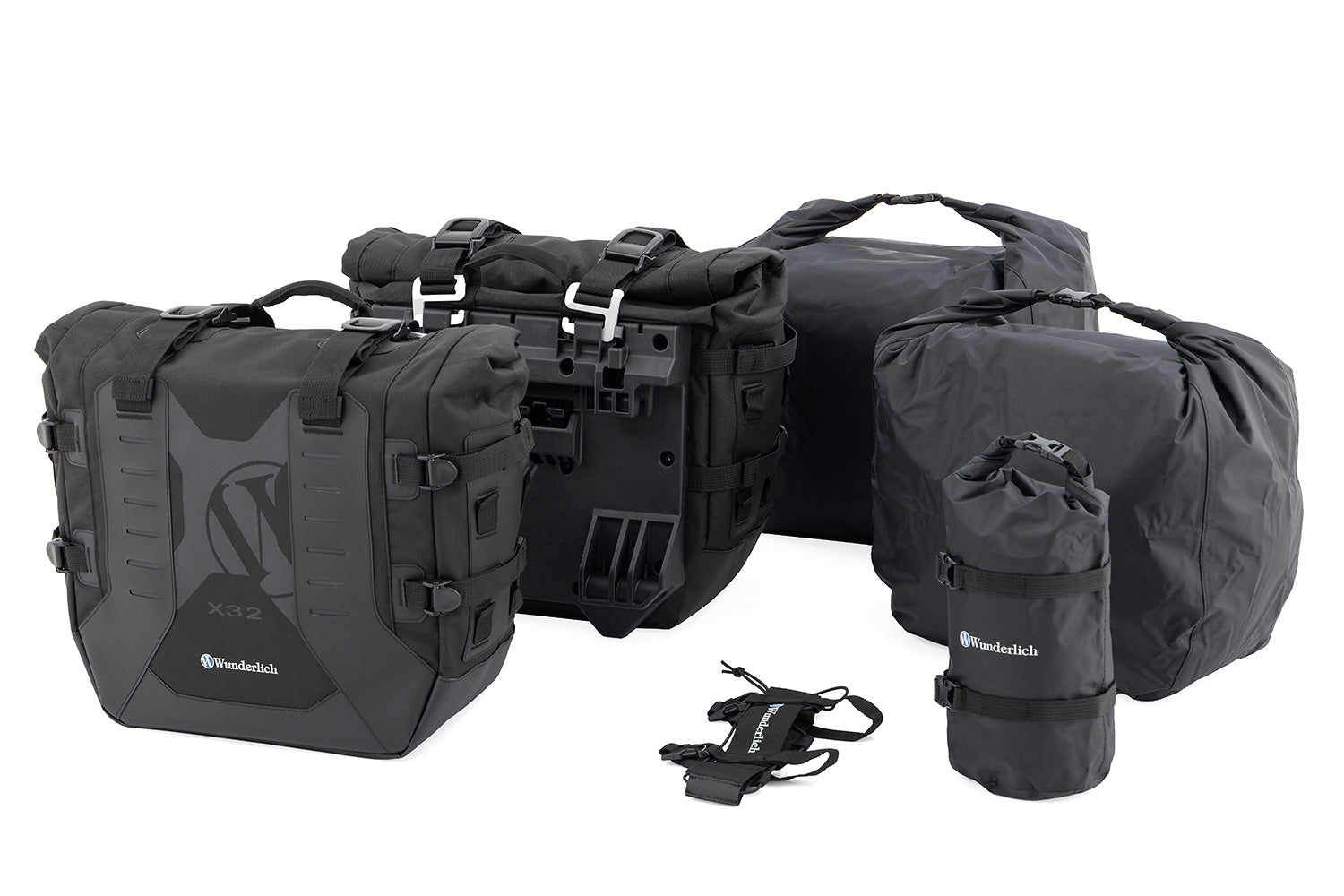 Wunderlich Side Bags X-bags X32 Set | Black | BMW R 1300 GS - Pyramid Motorcycle Accessories